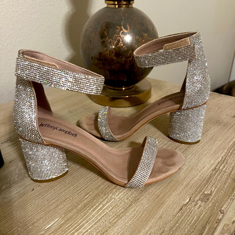 Jeffrey Campbell Sparkle Block Heel